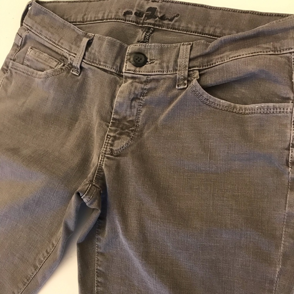 7 For All Mankind straight gray women’s jeans